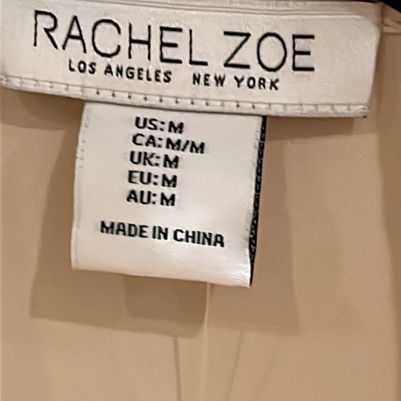 RACHEL ZOE BRAND NEW,NO TAGS JUST ATTACHED EXTRA BUTTON  LONG SLEEVE BlOUSE SZ.M - Picture 8 of 16